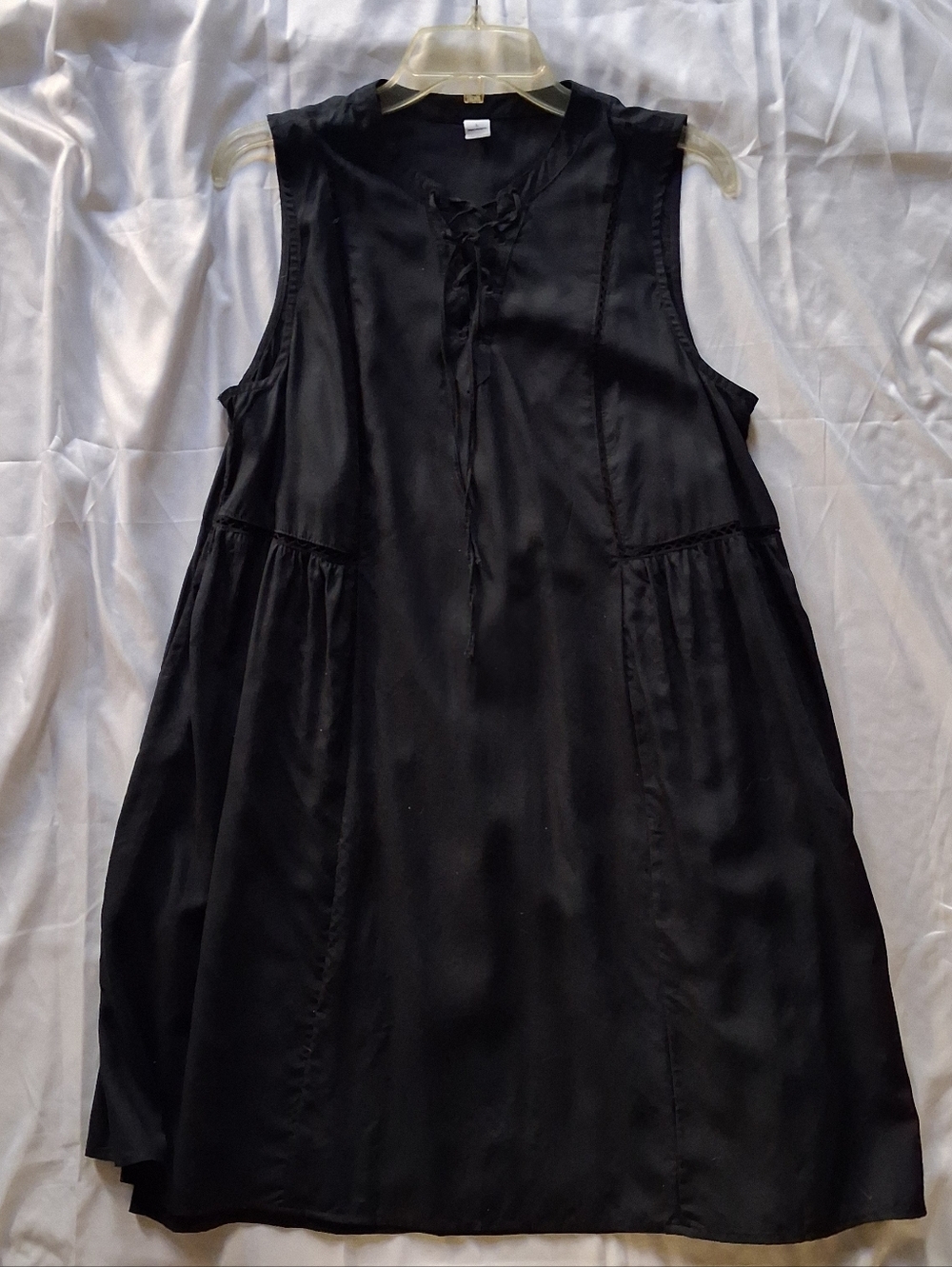 Old Navy Black Casual Button-Front Top